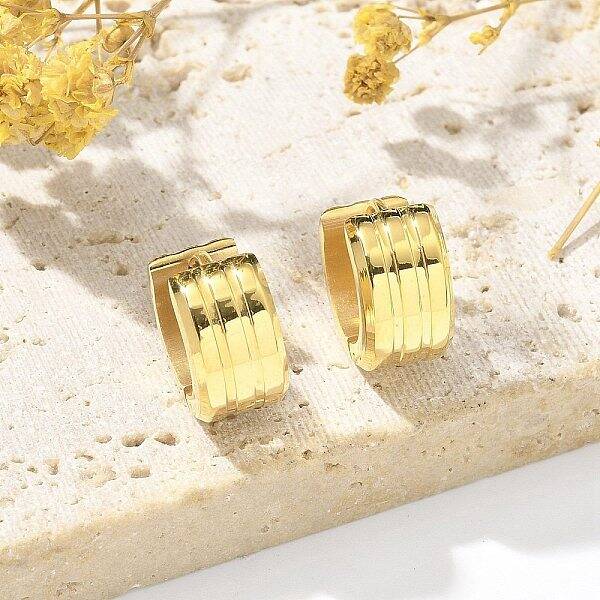 304 Stainless Steel Hoop Earrings for Women