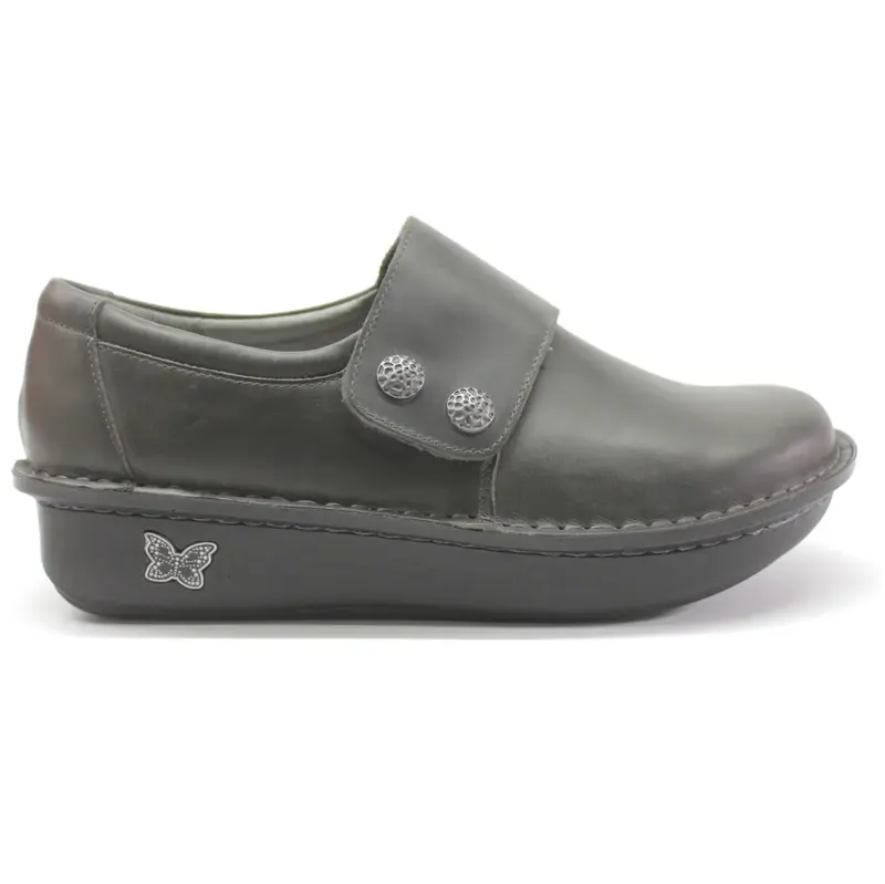 Alegria Deliah Leather Women's Slip On Shoes - Oiled Ash - Size:US 8-8.5 Women