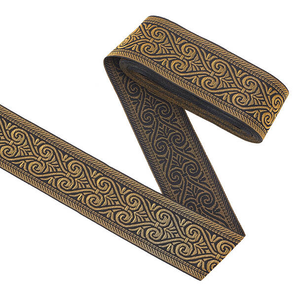 Polyester Jacquard Flower Ribbons