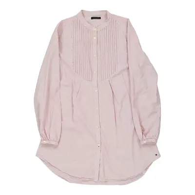 Tommy Hilfiger Striped Shirt - Medium Red Cotton | Size: medium
