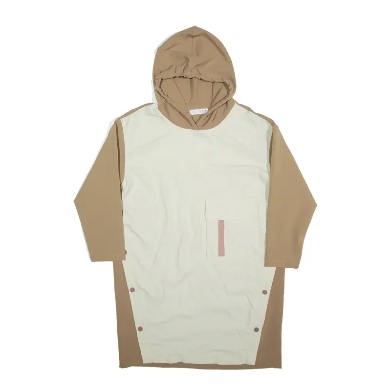 ZARA Pullover Jacket Beige Womens UK 12