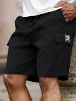 Men's Regular Fit Flap Pocket Cargo Shorts, Casual Fashion Breathable Comfortable Shorts for Daily Outdoor Wear, Men Bottoms ...