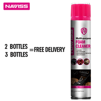 NAVISS Gold Car Interior Foaming Cleaner Spray 21 oz - Powerful multi-purpose foaming cleaner for interior and dashboards -Wa...