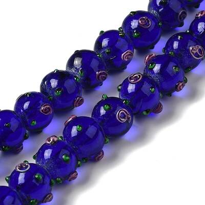 Handmade Bumpy Lampwork Beads Strands