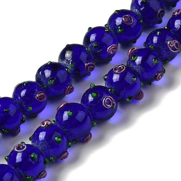 Handmade Bumpy Lampwork Beads Strands