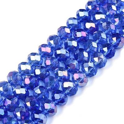 Electroplate Glass Beads Strands