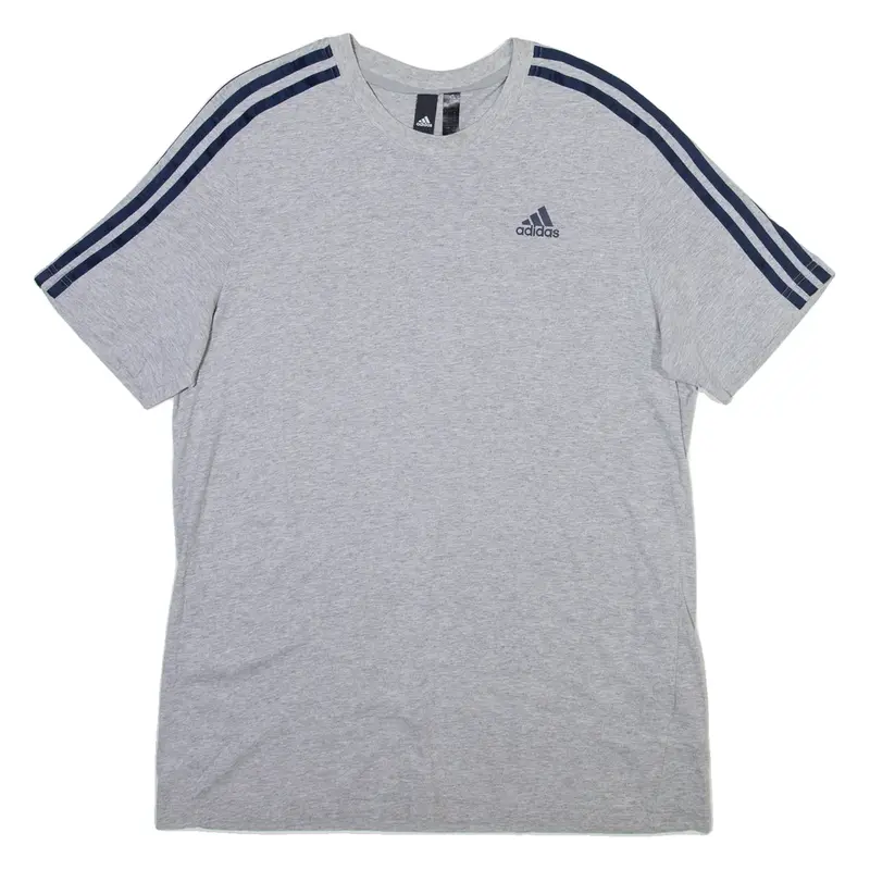 ADIDAS Mens T-Shirt Grey L