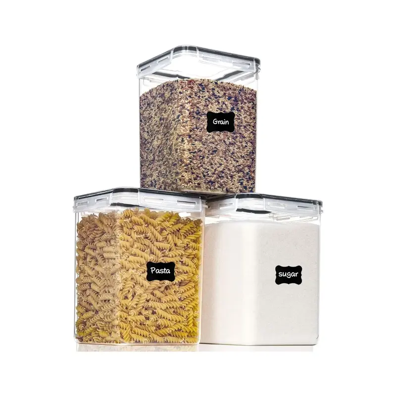 PANTRYSTAR Large Food Storage Containers with Lids Airtight 5.2L /176Oz, for Flour, Sugar, Baking Supply and Dry Food Storage...