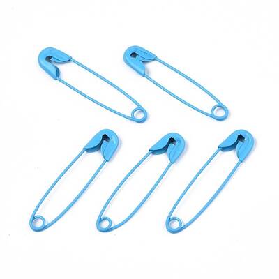Spray Painted Iron Safety Pins