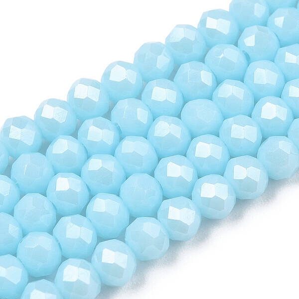 Electroplate Glass Beads Strands