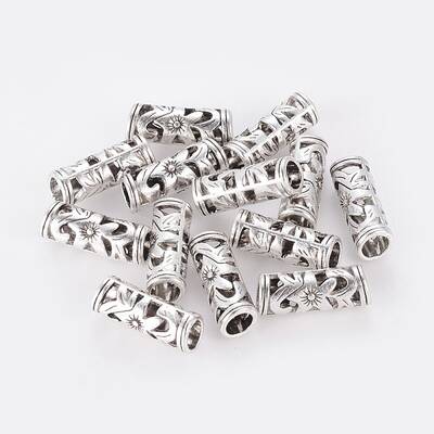 Tibetan Style Hollow Tube Beads