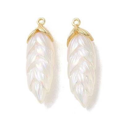 Rainbow Iridescent Plating Resin Pendants