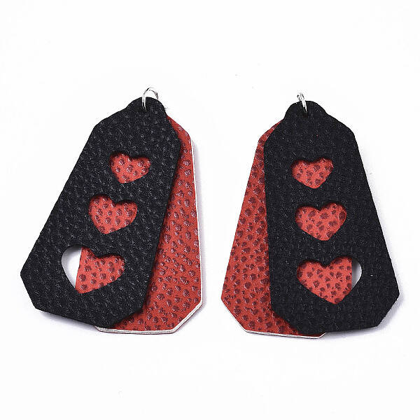 PU Leather Big Pendants
