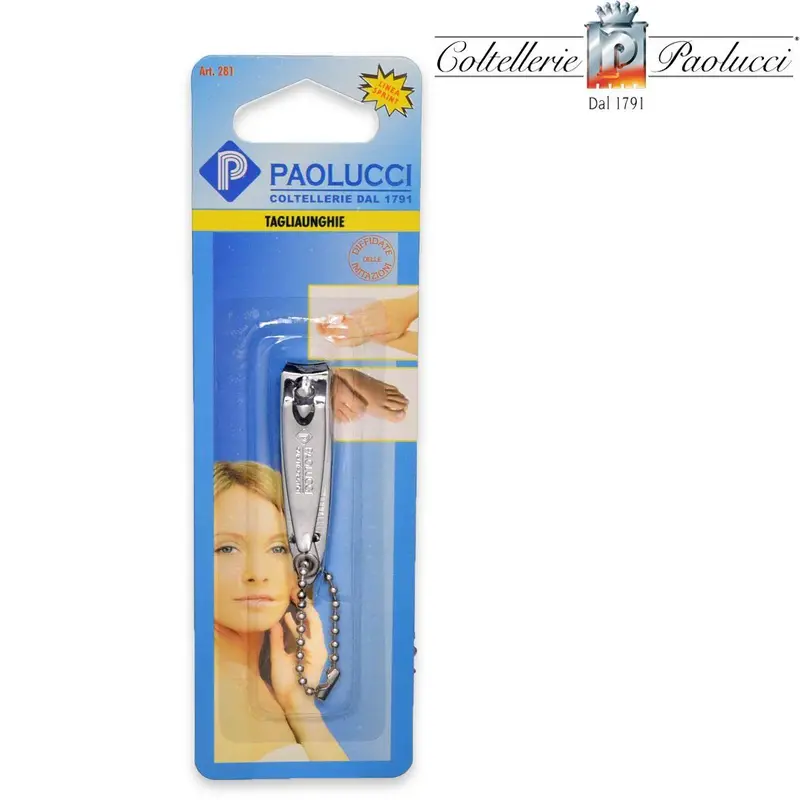 Single blistered hand nail clipper