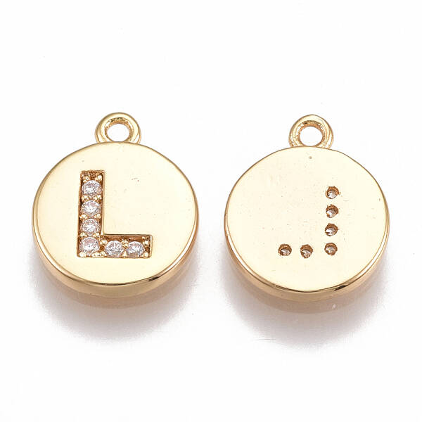 Brass Cubic Zirconia Charms