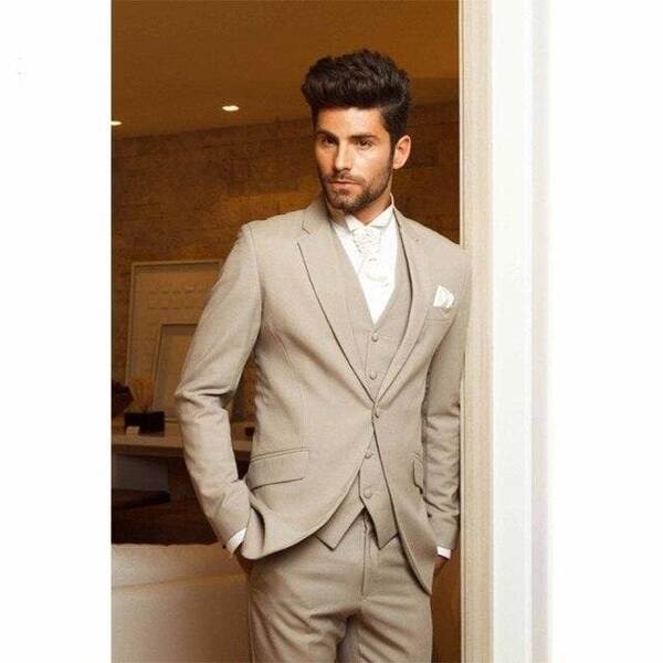Champagne Groomsmen Suits