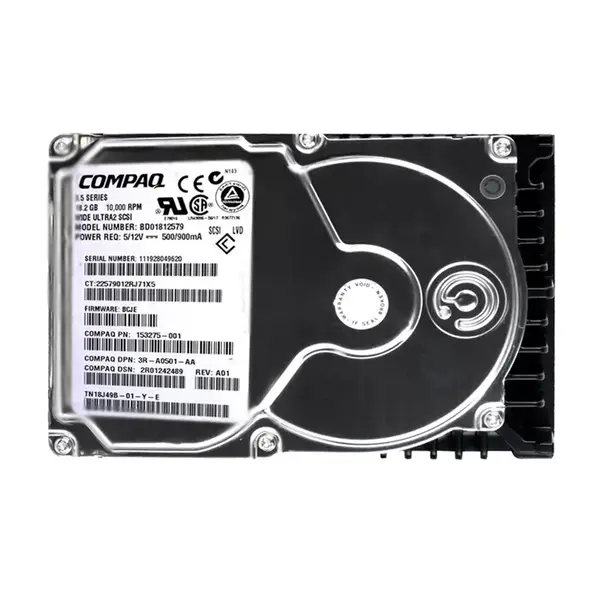 BD01873624 HP 18.2GB 10000RPM Ultra-160 SCSI 68Pin LVD 3.5-inch Hard Drive
