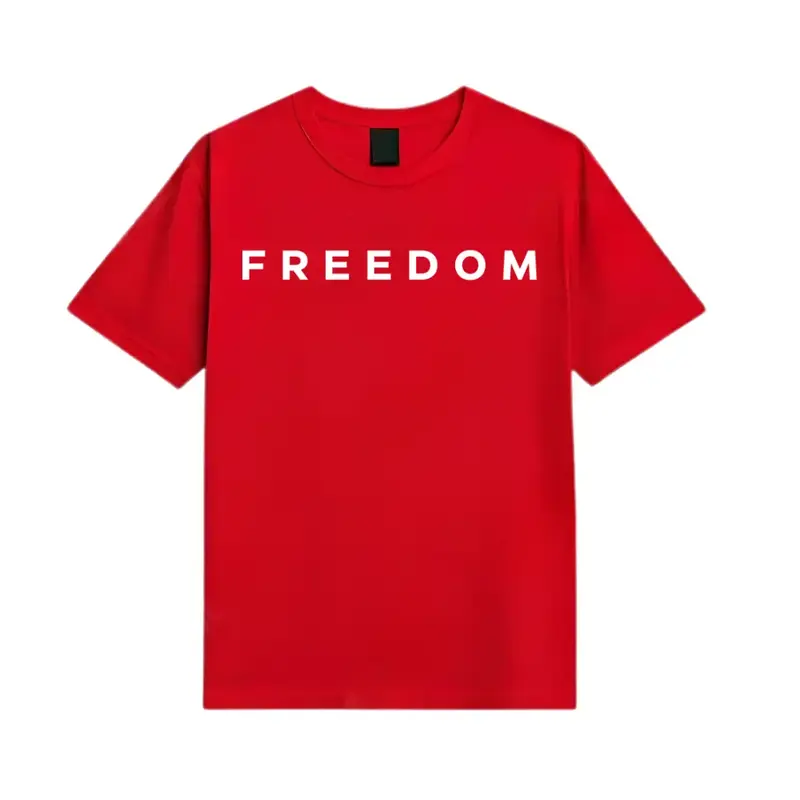 Freedom T-Shirt for Women Men Kids, Memorial T-shirt, Patriotic Short Sleeve Tee, Justice Activist Shirt, Unisex Political St...