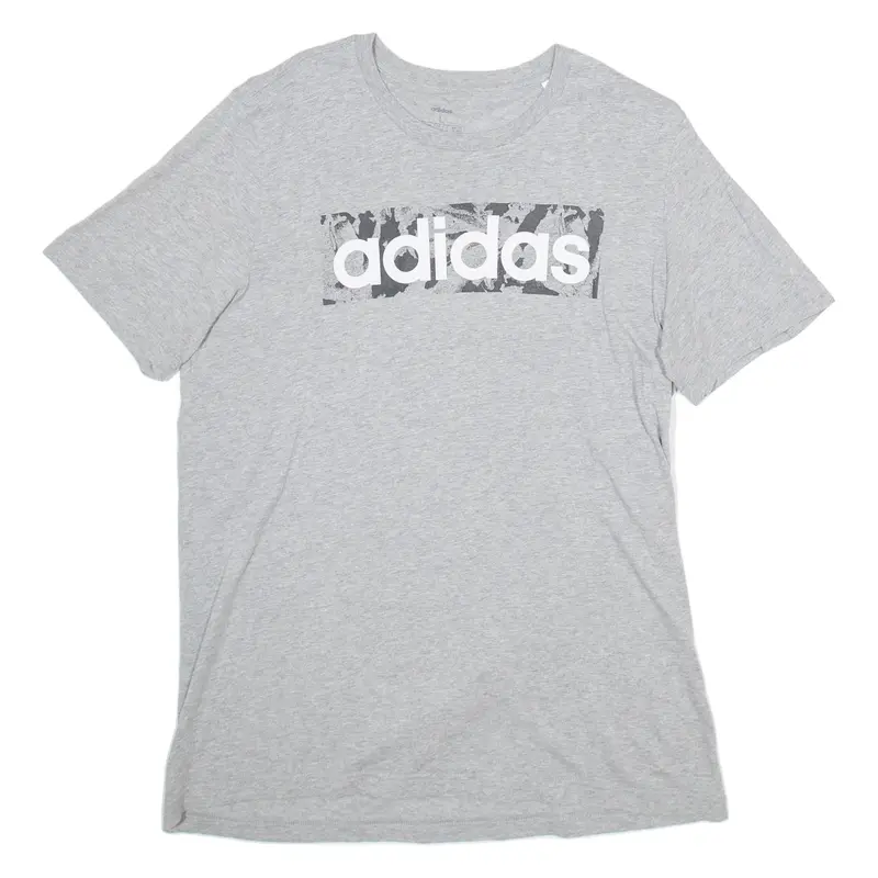 ADIDAS Mens T-Shirt Grey L