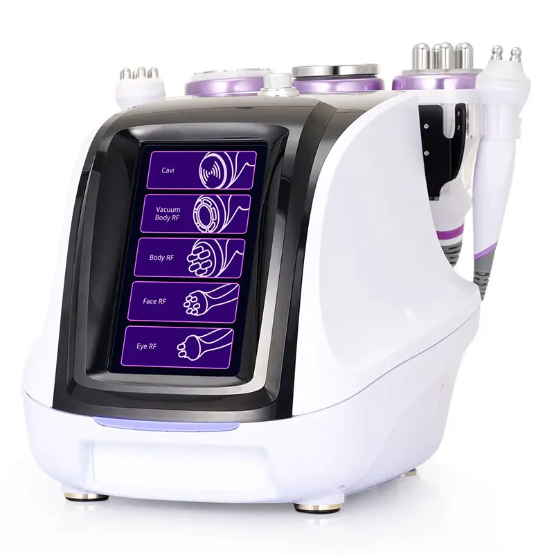 5 in 1 40k Cavitation RF Facial Machine With Vacuum Body Shaping For Spa Home Use