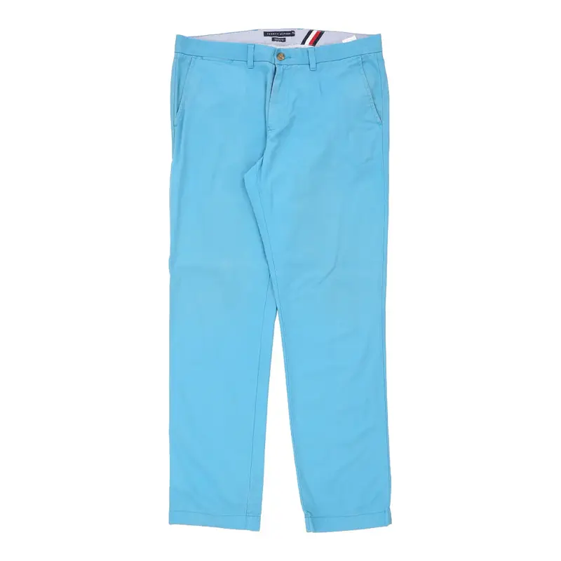 Tommy Hilfiger Trousers - 37W 34L Blue Cotton