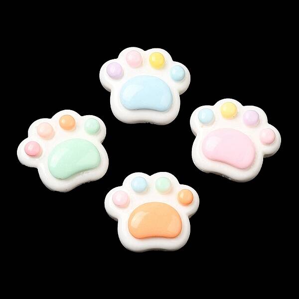 Cartoon Opaque Resin Cabochons