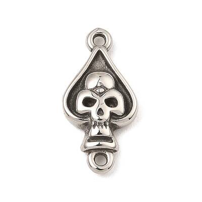 Tibetan Style 304 Stainless Steel Links Connector Charms