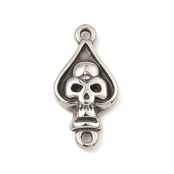 Tibetan Style 304 Stainless Steel Links Connector Charms