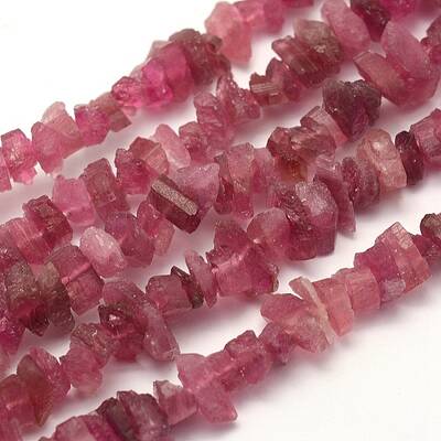 Rough Raw Natural Tourmaline Beads Strands