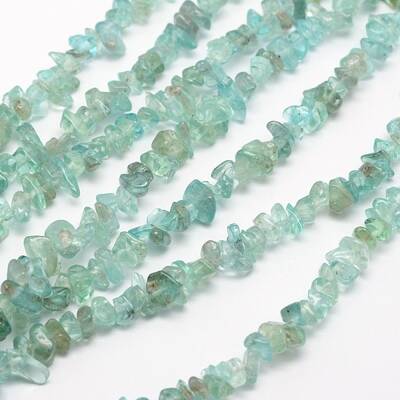 Chips Natural Apatite Beads Strands