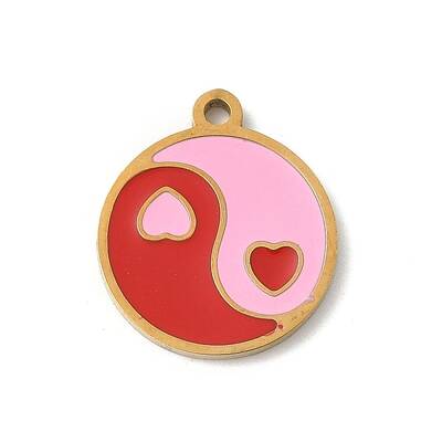 304 Stainless Steel Enamel Charms