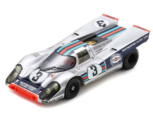 Porsche 917K #3 Vic Elford - Gerard Larrousse Martini & Rossi Racing Team Winner 12 Hours of Sebring (1971) with Acrylic Disp...