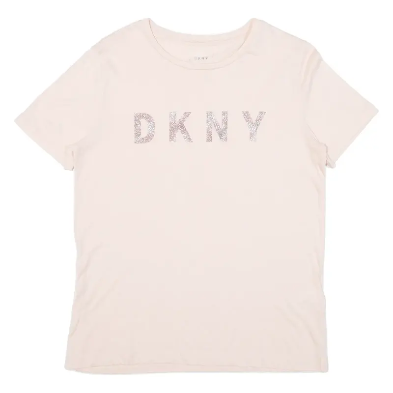 DKNY Womens T-Shirt Pink S