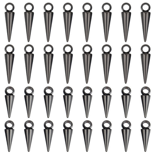32Pcs 2 Style Stainless Steel Pendants