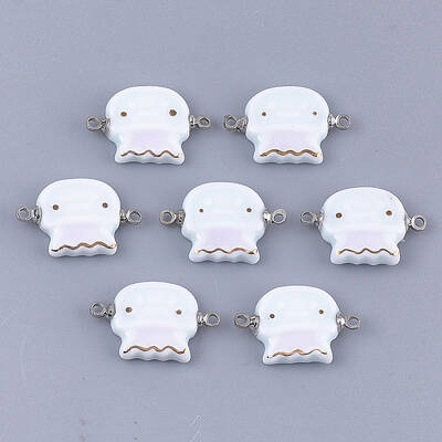 Handmade Porcelain Links connectors