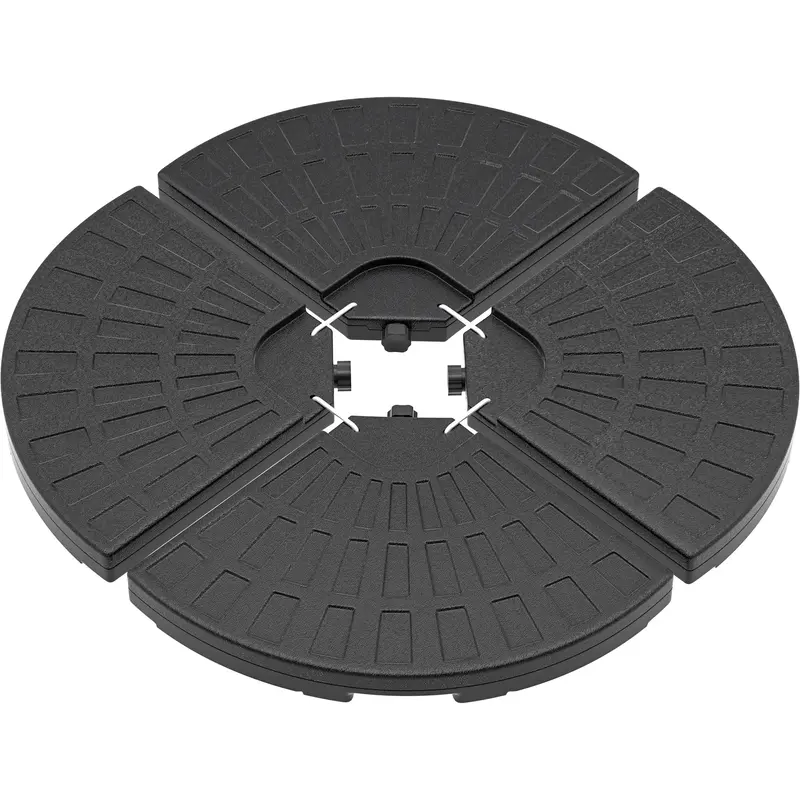 YITAHOME 110LB Capacity Patio Umbrella Base Heavy Duty Market Table Umbrella Stand, Water or Stand Easy Filled Outdoor Round ...
