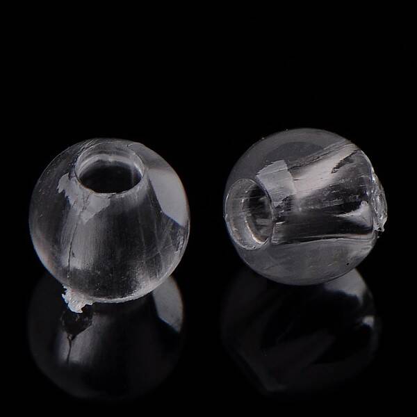 Transparent acrylic beads