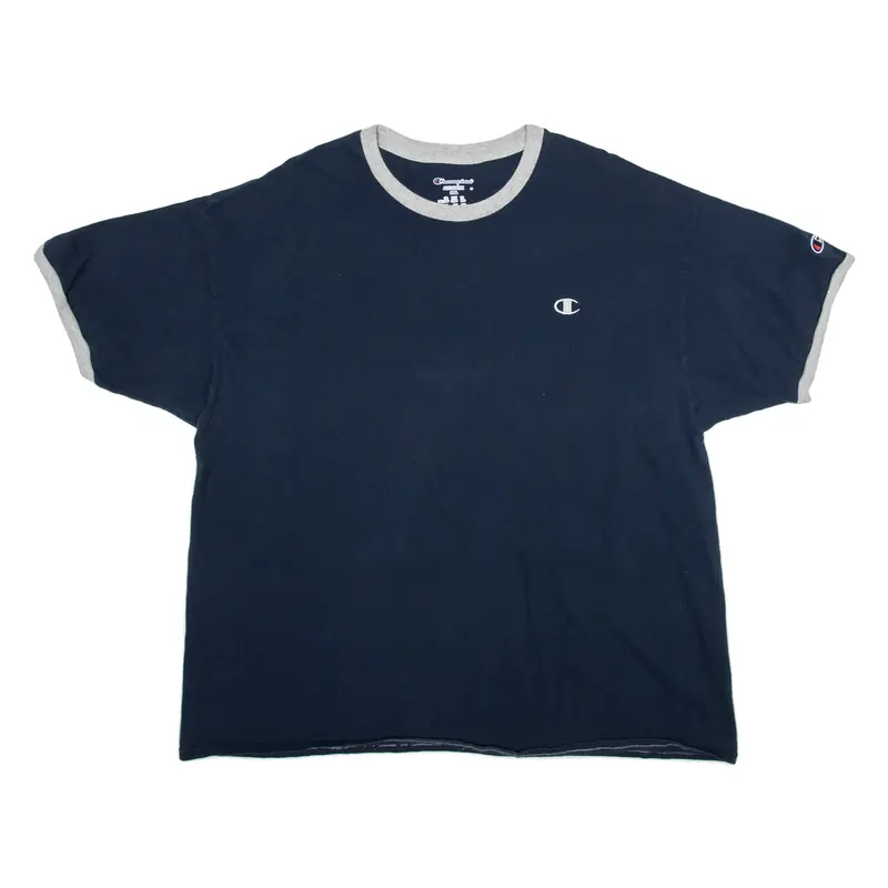 CHAMPION Mens T-Shirt Blue 2XL