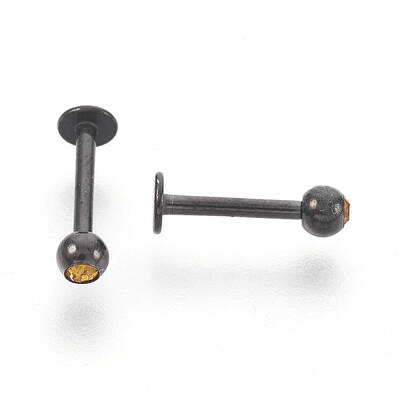 (Jewelry Parties Factory Sale)304 Stainless Steel Barbell Cartilage Earrings