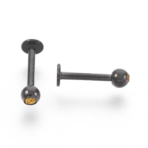 (Jewelry Parties Factory Sale)304 Stainless Steel Barbell Cartilage Earrings