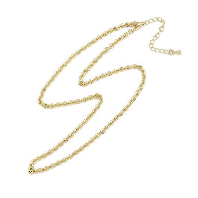 Rack Plating Brass Cable Chain Necklaces for Women