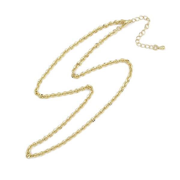 Rack Plating Brass Cable Chain Necklaces for Women