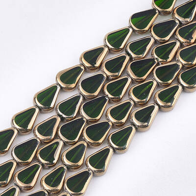 Electroplate Glass Beads Strands