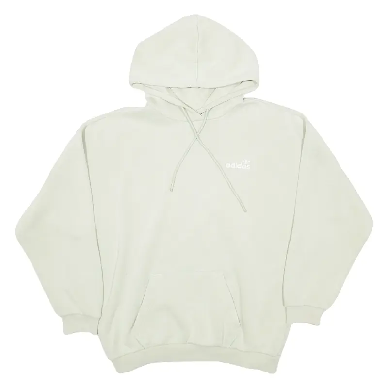 ADIDAS Womens Green Hoodie UK 8