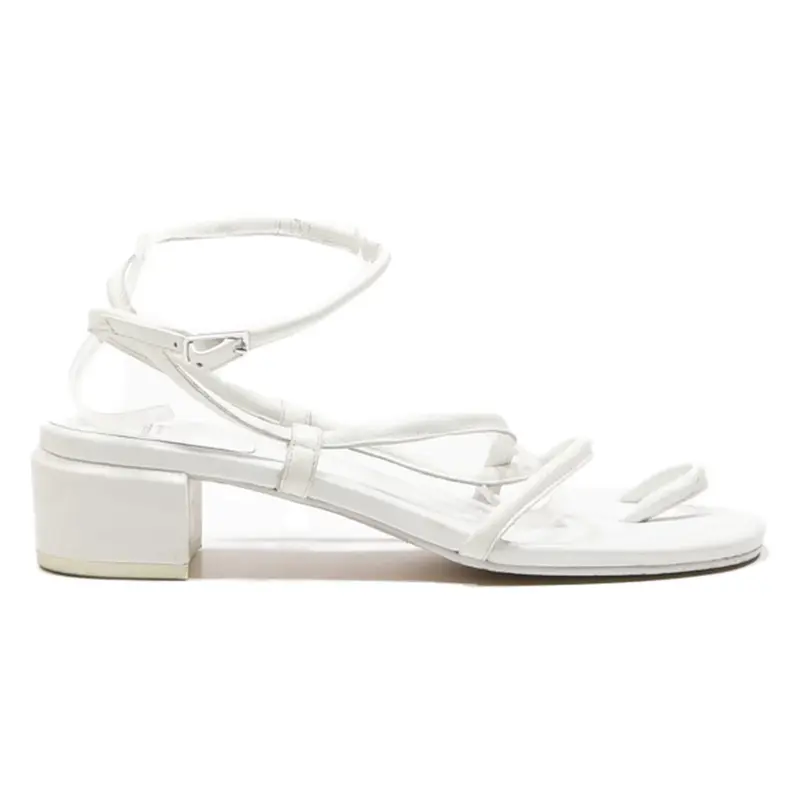 VAGABOND Strappy Sandals White Leather Womens UK 8