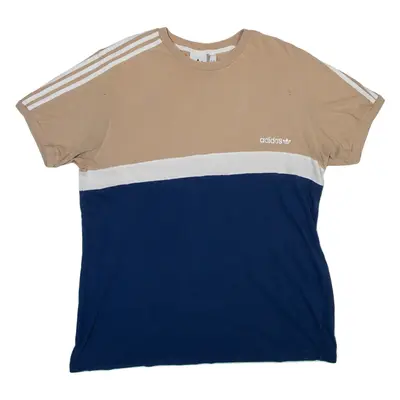 ADIDAS ORIGINALS Mens T-Shirt Blue XL