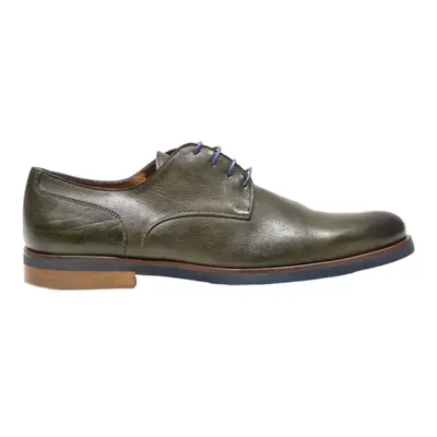 FLECS Oxford Shoes Green Leather Mens UK 8