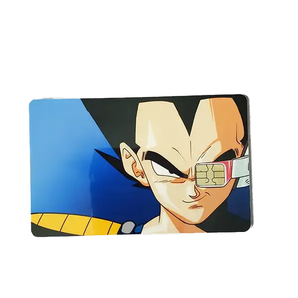 Vegeta eye debit card sticker Decor Decorative