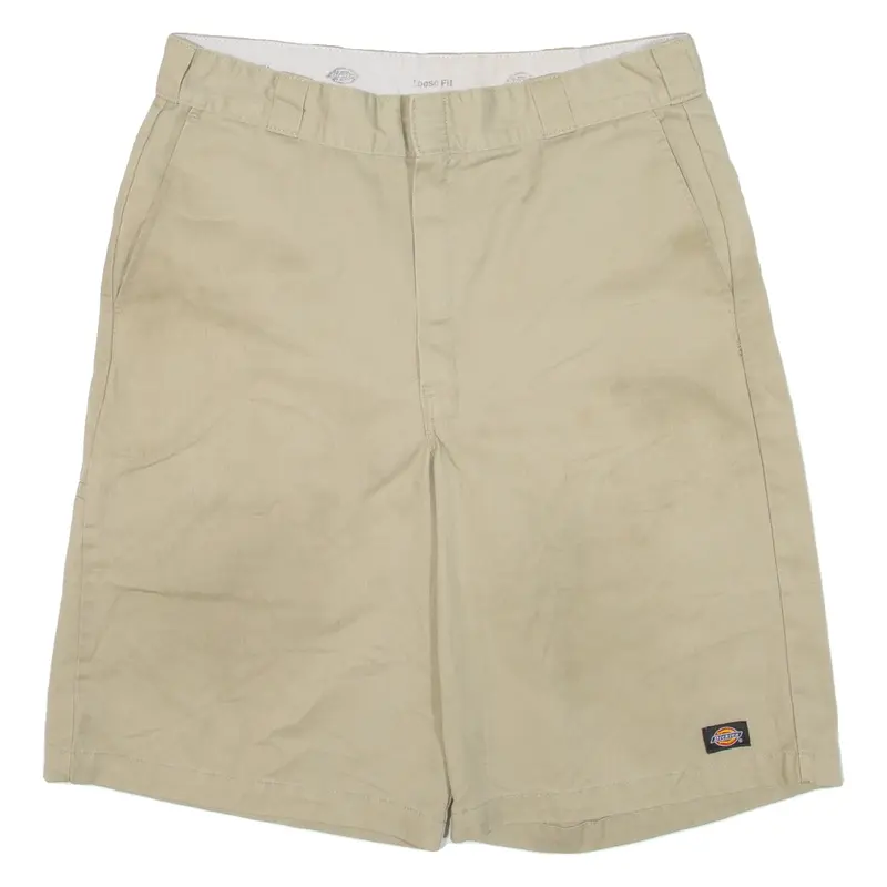 DICKIES Mens Workwear Shorts Brown Loose L W36