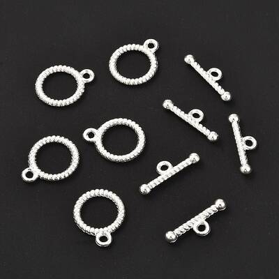 Tibetan Style Toggle Clasps